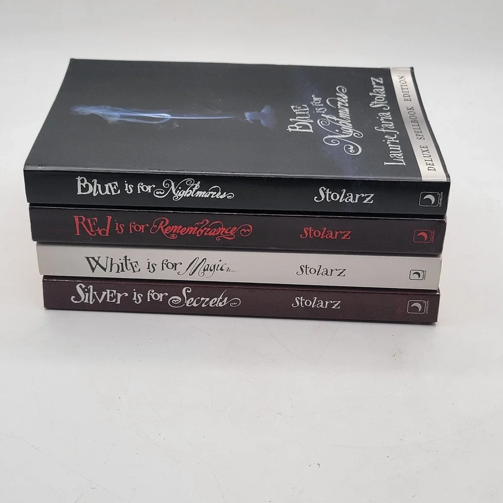 Laurie Faria Stolarz Blue is for Nightmares Series Paperback 4 Book Lot Good
